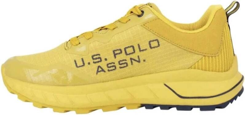 U.s. Polo Assn. Gele hardloopschoenen Seth001 van eco-leer mesh voor heren Geel Heren