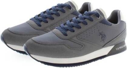 U.s. Polo Assn. Grijze Polyester Sneakers met Logo
