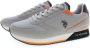 U.s. Polo Assn. Grijze Sportsneaker met Logo - Thumbnail 2