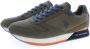 U.s. Polo Assn. Groene polyester sneakers met contrasterende details - Thumbnail 2