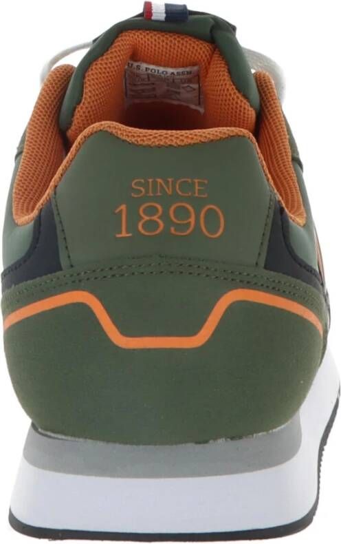 U.s. Polo Assn. Groene Slip-On Sportieve Sneakers Green Heren