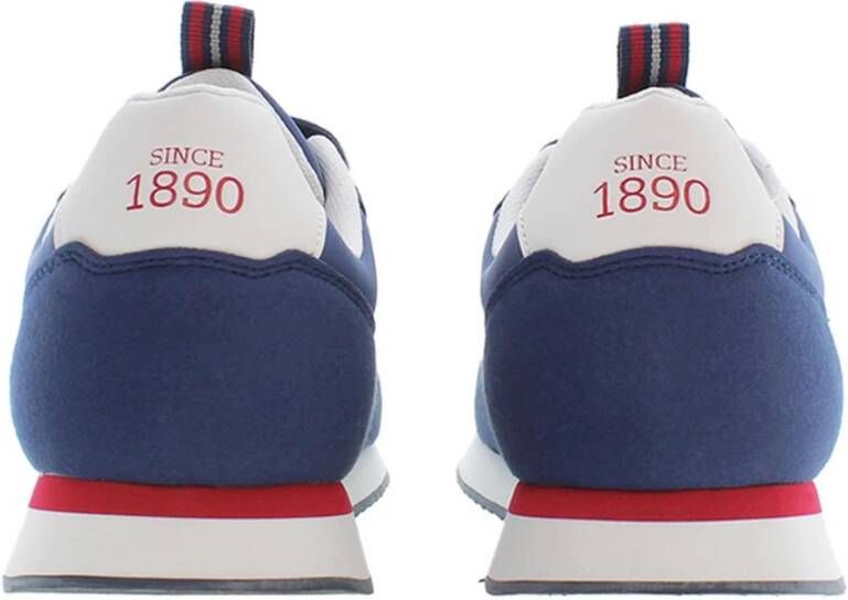 U.s. Polo Assn. Heren Sportschoen met Contrasterende Details Blauw Heren