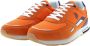 U.s. Polo Assn. Oranje Polyester Sneaker met Contrasterende Details - Thumbnail 3