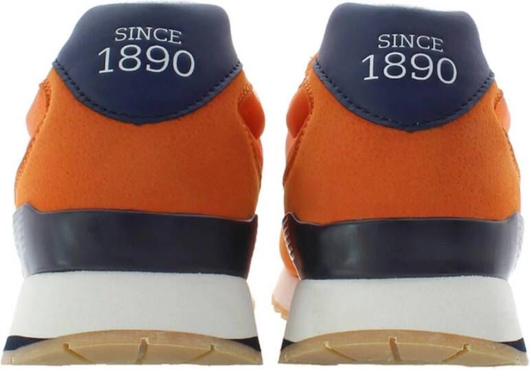 U.s. Polo Assn. Heren Sportschoen met Logo Oranje Heren