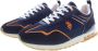 US Polo Assn U.S. POLO ASSN. Tabry 002 Heren Sneakers Schoenen Blauw DBL-ORA02 - Thumbnail 3