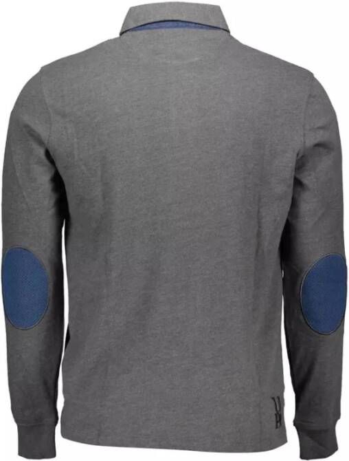 U.s. Polo Assn. Klassiek Elleboog Poloshirt Grijs