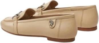 U.s. Polo Assn. Leren Sneakers Beige Dames