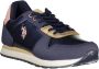 U.s. Polo Assn. Stijlvolle Blauwe Vetersneakers met Contrastdetails Blue Dames - Thumbnail 19