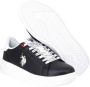 U.s. Polo Assn. Heren Sneaker Cody001 in Zwart Eco Leer Zwart Heren - Thumbnail 5