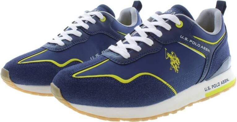 U.s. Polo Assn. Blauwe Sportschoenen voor Heren Blauw Heren