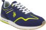 US Polo Assn U.S. POLO ASSN. Tabry 002 Heren Sneakers Schoenen Blauw BLU006 - Thumbnail 5