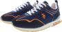 U.S. POLO ASSN. Tabry 002 Heren Sneakers Schoenen Blauw DBL-ORA02 - Thumbnail 5