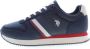 U.s. Polo Assn. Heren Sportschoen met Contrasterende Details Blauw Heren - Thumbnail 3