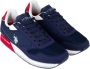 U.s. Polo Assn. Blauwe Suède Slip-On Sportieve Sneakers Multicolor Heren - Thumbnail 4