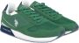 U.s. Polo Assn. Groene Slip-On Sneakers met Sportieve Details Green Heren - Thumbnail 2