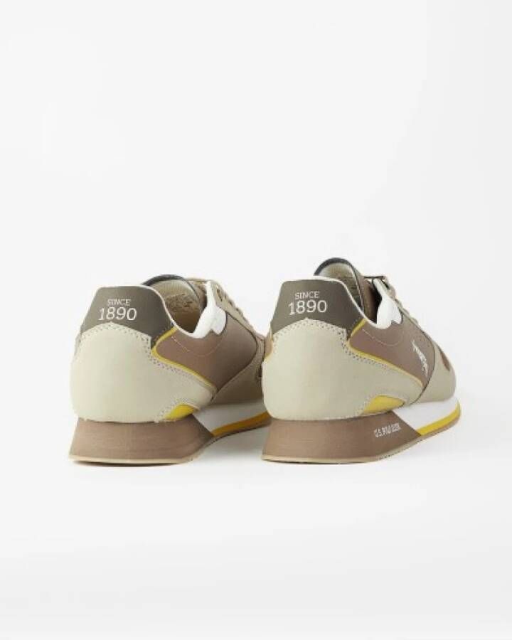 U.s. Polo Assn. Eco Suede-Mesh Heren Sneakers Green Heren