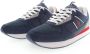 U.s. Polo Assn. Sportieve Blauwe Veterschoenen met Contrastdetails Blue Heren - Thumbnail 3