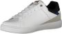 U.s. Polo Assn. Sportieve witte vetersneakers met contrastdetails en logoprint White Heren - Thumbnail 10