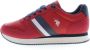 U.s. Polo Assn. Rode Polyester Sneaker met Contrasterende Details - Thumbnail 3