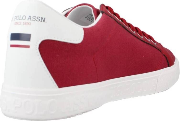 U.s. Polo Assn. Stijlvolle Deportivo Sneakers Red Heren