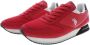 U.s. Polo Assn. Rode Sportieve Veterschoenen met Contrastdetails Red Heren - Thumbnail 3