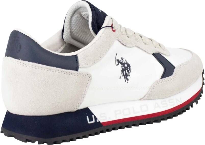 U.s. Polo Assn. Sneakers White Wit Heren