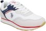 U.s. Polo Assn. Dames Sneakers Wit Print Lente Zomer White Dames - Thumbnail 2