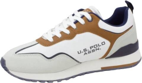 U.s. Polo Assn. Sneakers Wit Heren