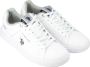 U.s. Polo Assn. Witte Polyester Sneaker met Contrasterende Details - Thumbnail 6