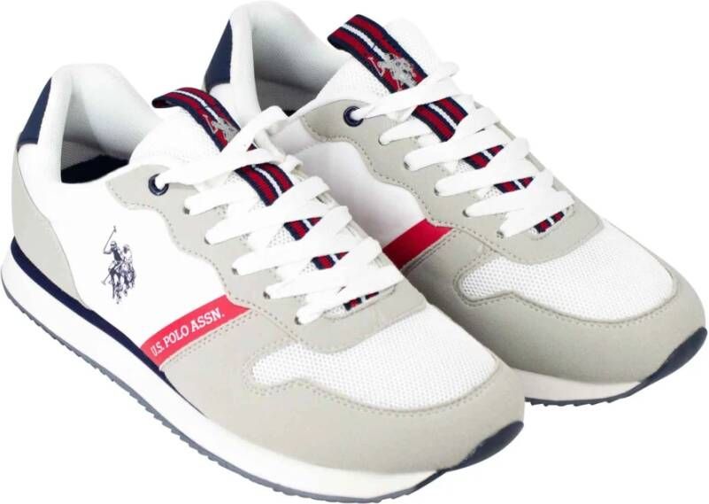 U.s. Polo Assn. Sneakers Wit Heren