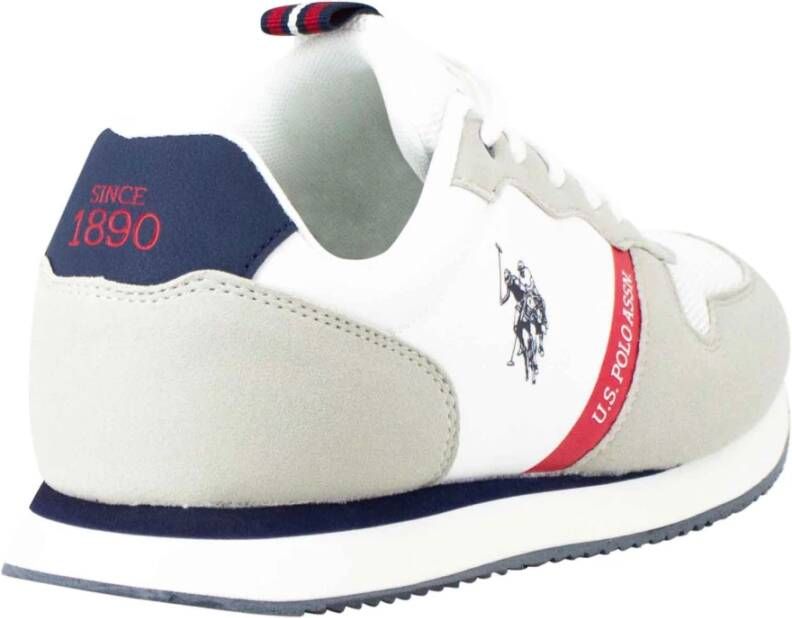 U.s. Polo Assn. Sneakers Wit Heren