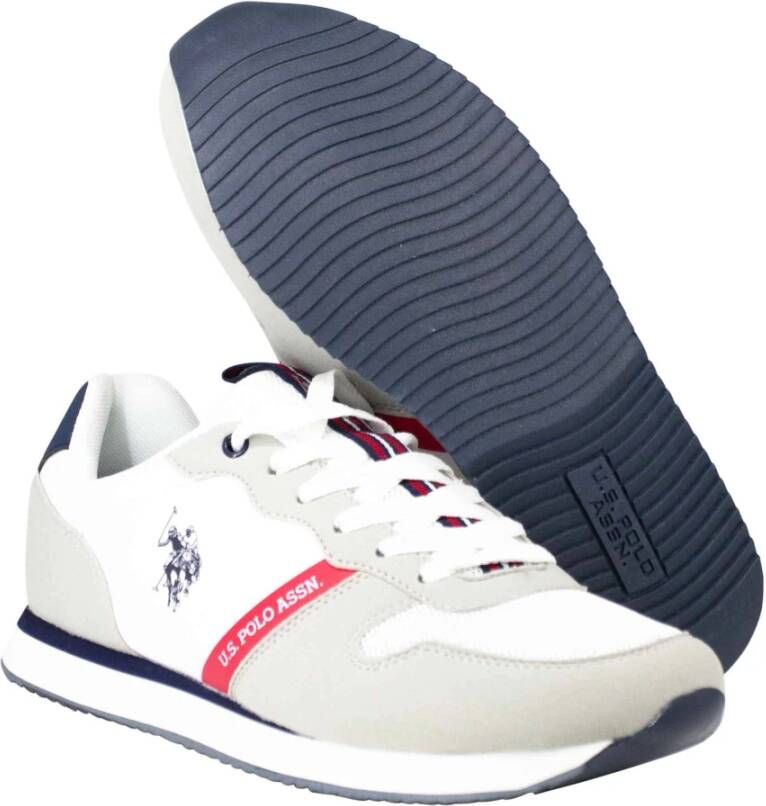 U.s. Polo Assn. Sneakers Wit Heren