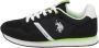 U.s. Polo Assn. Zwarte Sneakers voor Heren met Sportief Ontwerp Zwart Heren - Thumbnail 9