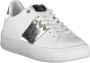 U.s. Polo Assn. Sportieve witte vetersneakers met logoprint White - Thumbnail 5
