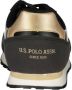 U.s. Polo Assn. Sportieve Zwarte Sneaker met Contrastdetails Black Dames - Thumbnail 3