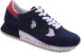 US Polo Assn U.s. Polo Assn Sneaker Donkerblauw - Thumbnail 3