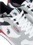 U.s. Polo Assn. Vetersneakers met ronde neus Rood Dames - Thumbnail 4
