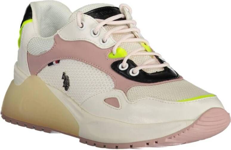 U.s. Polo Assn. White Sneakers Wit Dames