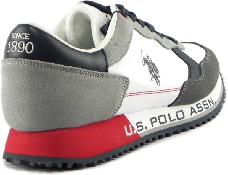U.s. Polo Assn. Wit Blauw Sneakers Multicolor Heren