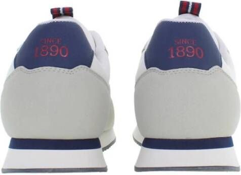 U.s. Polo Assn. Witte contrast sneakers Stijlvol Comfortabel Multicolor Heren