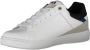 U.s. Polo Assn. Sportieve witte vetersneakers met contrastdetails en logoprint White Heren - Thumbnail 3