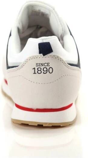 U.s. Polo Assn. Witte sneakers voor dames met print Wit Dames