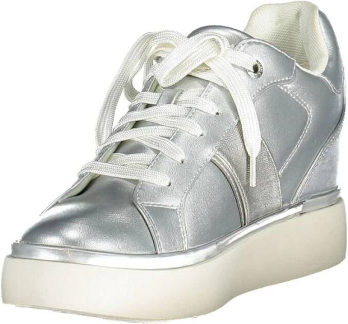 U.s. Polo Assn. Zilveren Dames Sneaker Sportieve Elegantie