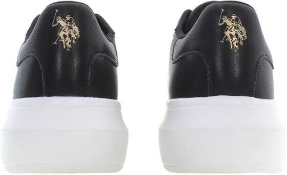 U.s. Polo Assn. Zwarte Damessneaker Sportieve Stijl