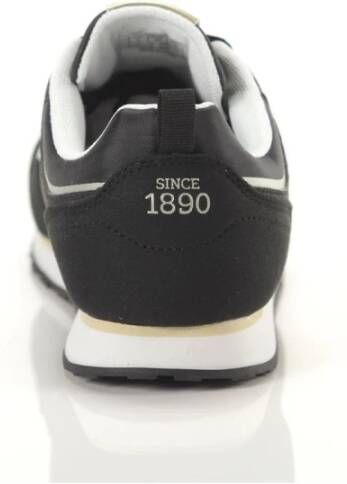 U.s. Polo Assn. Zwarte Instapmodieuze Sneakers