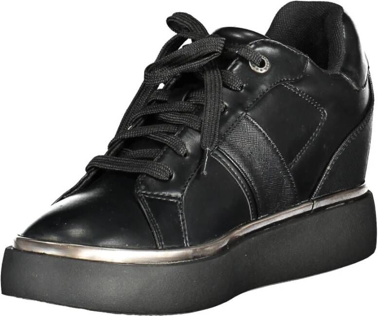 U.s. Polo Assn. Zwarte Logo Veterschoenen Black Dames