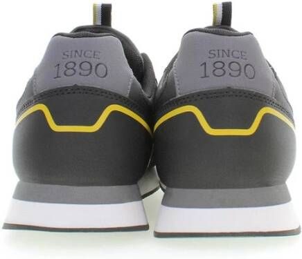 U.s. Polo Assn. Zwarte Polyester Sneaker met Contrasterende Details