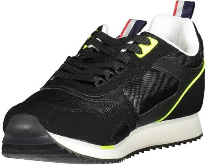 U.s. Polo Assn. Zwarte Polyester Sneaker met Print