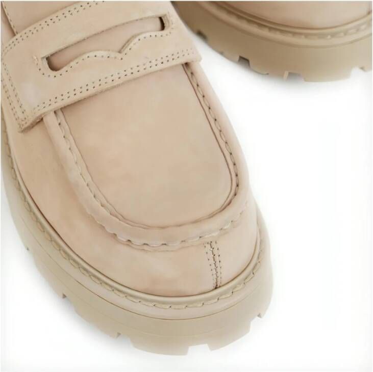 Vagabond Shoemakers Beige Leren Loafers voor Dames