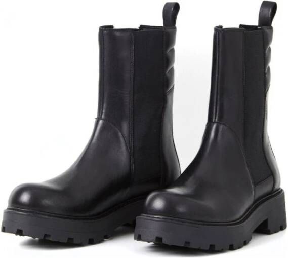 Vagabond Shoemakers Cosmo 2.0 Klassieke Zwarte Leren Booties Black Dames